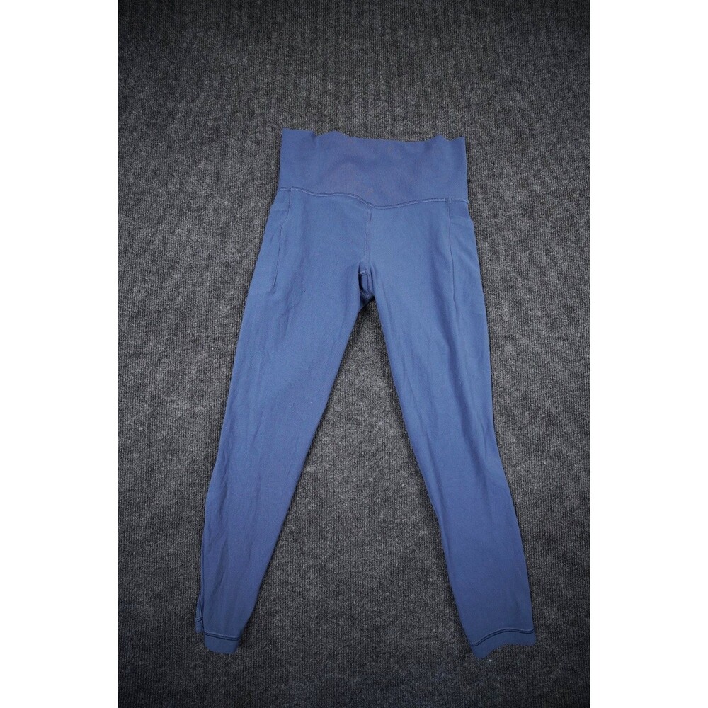 Athleta Leggings Women's Small Salutation 7/8 Tight in Powervita Blue